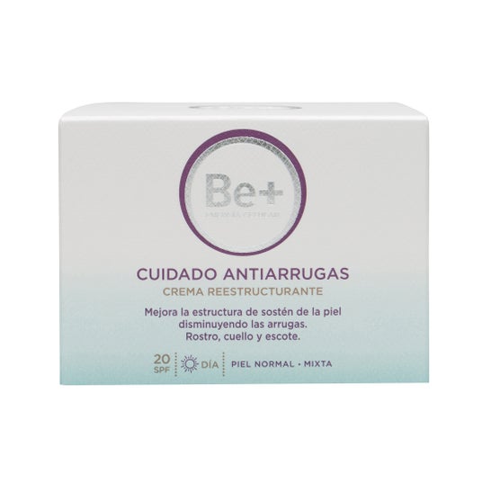 Be+ Cuidado Antiarrugas Reestructurante Piel Normal Spf20+ 50 ml