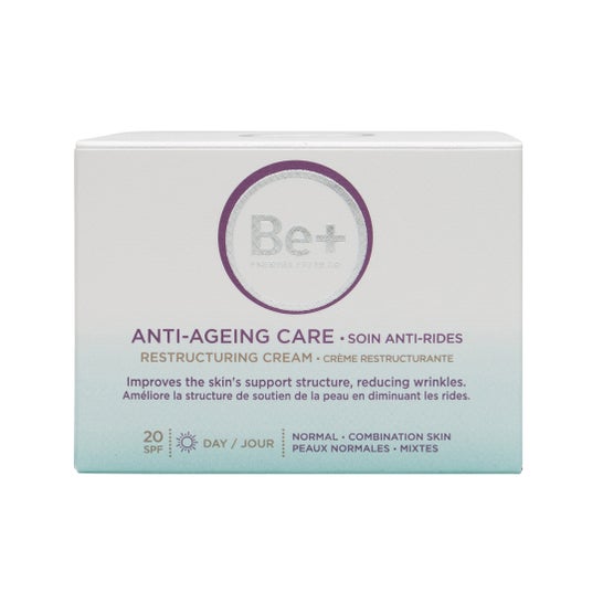 Be+ Cuidado Antiarrugas Reestructurante Piel Normal Spf20+ 50 ml