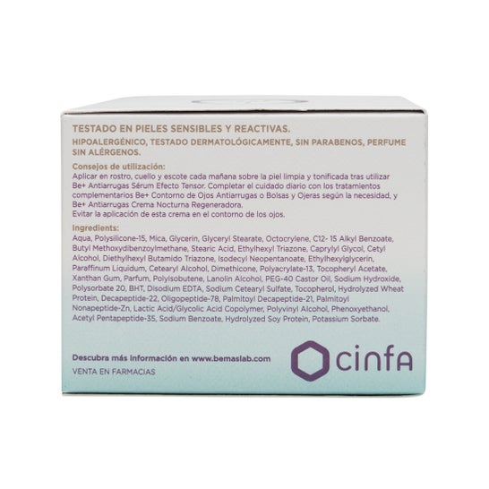 Be+ Cuidado Antiarrugas Reestructurante Piel Normal Spf20+ 50 ml