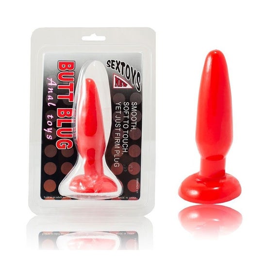 Baile Small Anal Plug Red 15cm 1ud