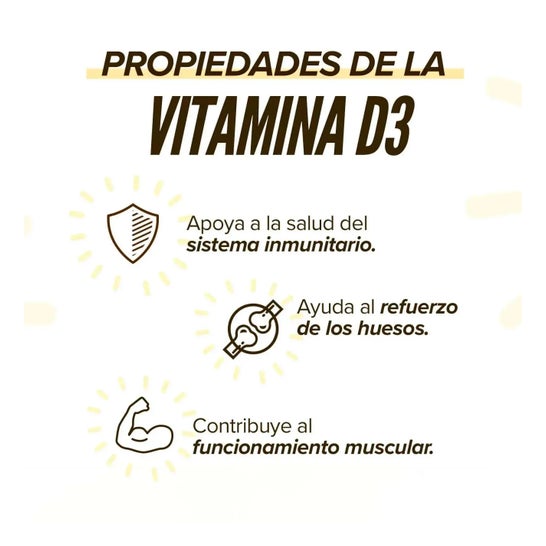HSN Vitamina D3 Liposomada Vegana Liposovit® 2000UI 120vcaps