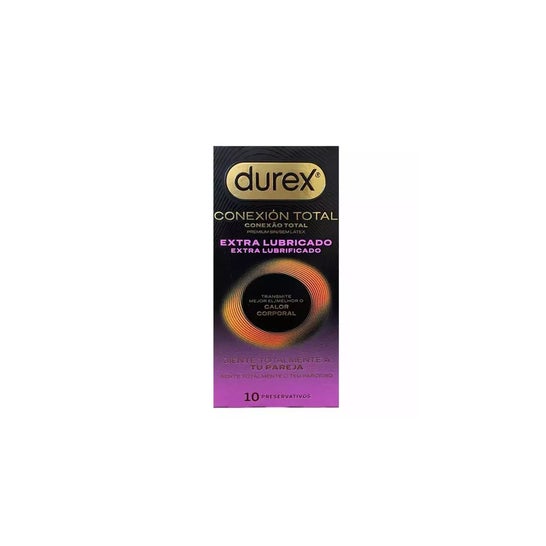 Durex Conexión Total Preservativo Extra Lubricado 10 uds