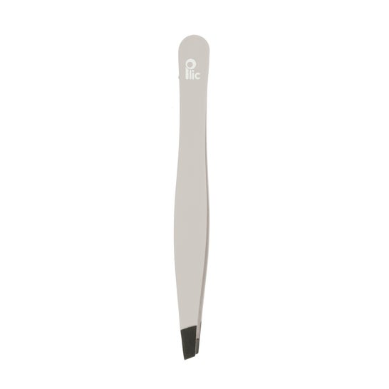 Plic Eco Pinza Punta Inclinada Gris 1ud