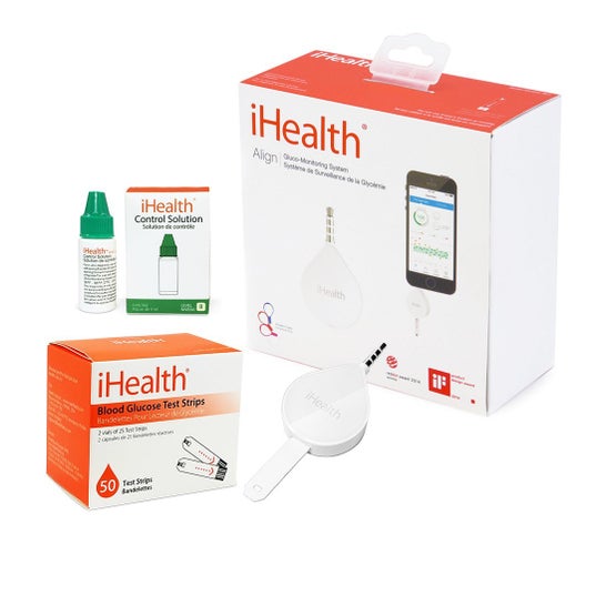 iHealth Kit Medidor de Glucosa en Sangre Bg1 Align 1ud