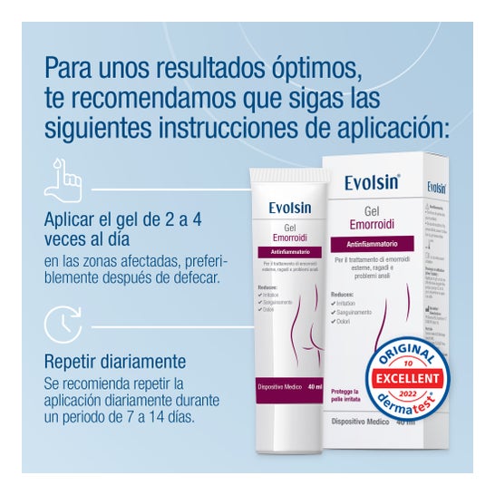 Evolsin Gel para Hemorroides 40ml