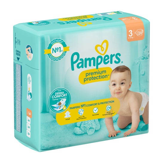 Pampers Pañales Premium Protection T3 29uds
