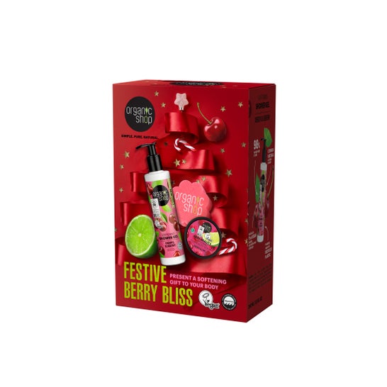 Organic Shop Set di Cura Corporea Festive Berry Bliss 280