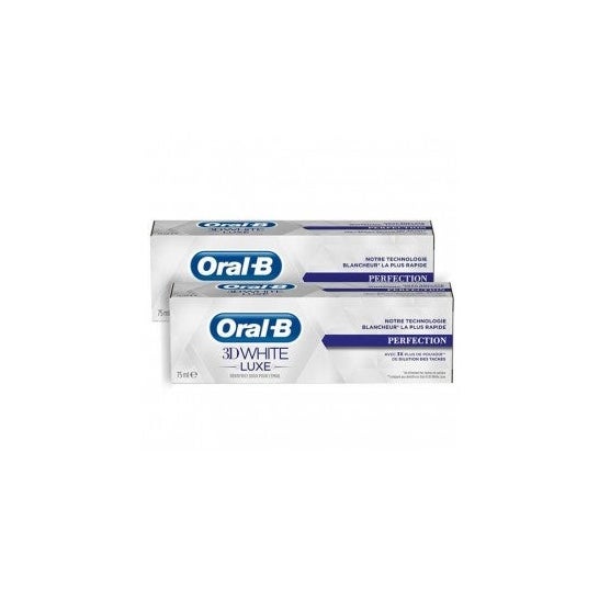 Oral B 3D White Luxe Perfection Toothpaste 75ml set of 2