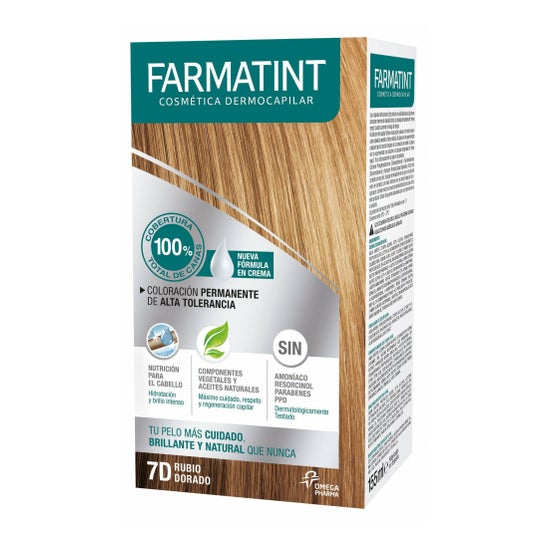 Farmatint 7D rubio dorado 135ml