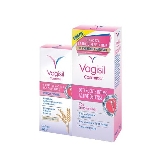 Vagisil Pack Crema Intima 2in1 + Detergente Activ Defense