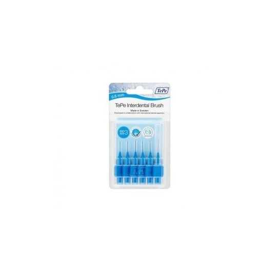 TePe® cepillo interdental 0,6mm azul