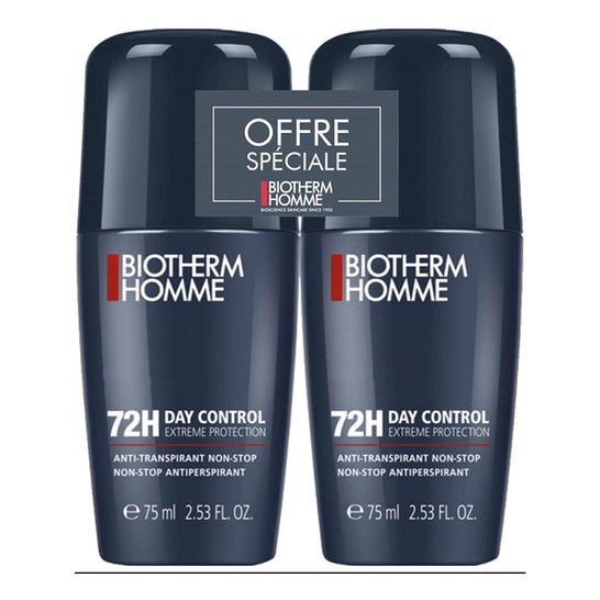 Biotherm Homme 72H Day Control Extreme Protection 2x75ml