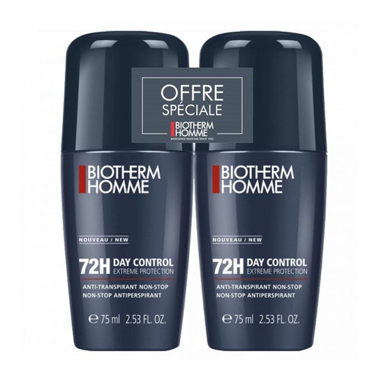 Biotherm Homme 72H Day Control Extreme Protection 2x75ml
