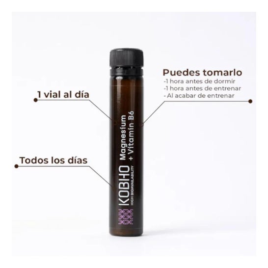 Kobho Magnesium + Vitamin B6 Líquido 20x25ml Kobho Magnesium + Vitamin B6 Líquido 20x25ml