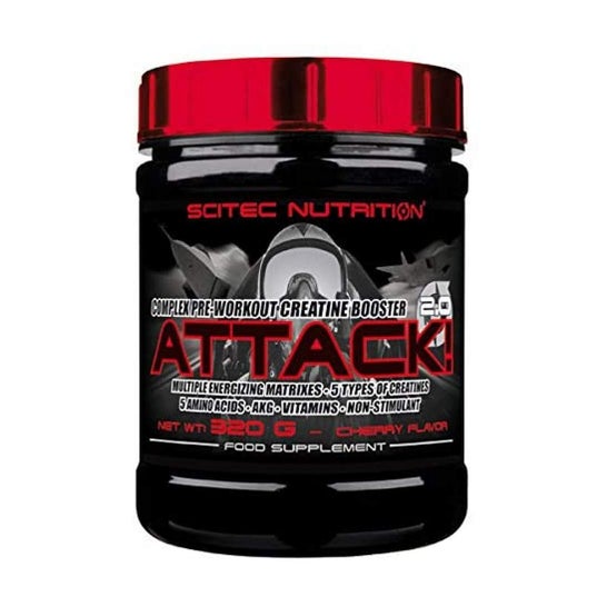 Scitec Nutrition Attack 2.0 Cereza 320g