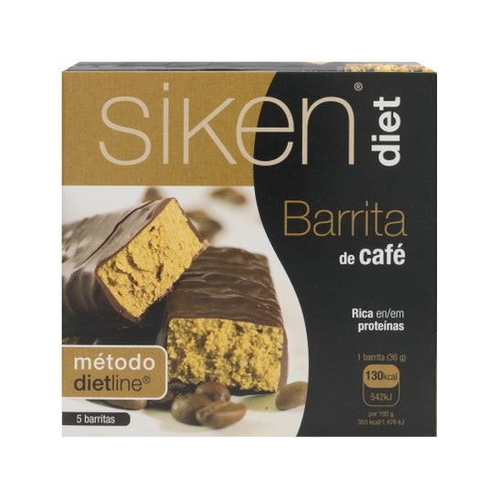 Siken Diet barrita sabor café 5uds