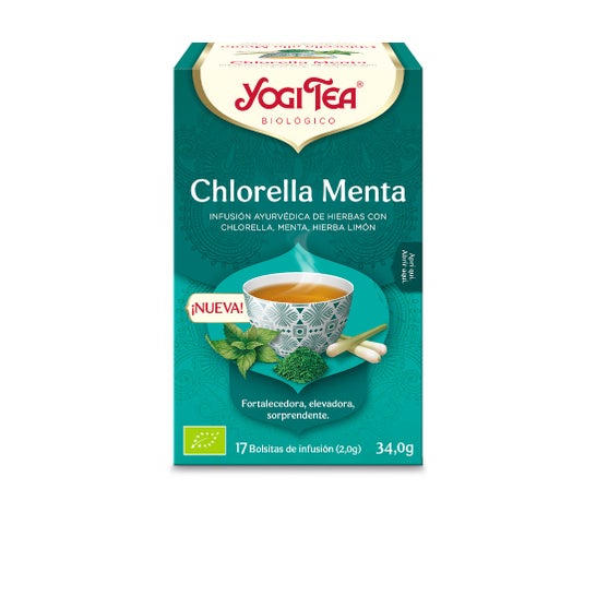 Yogi Tea Infusion Mint Chlorella 17 poser
