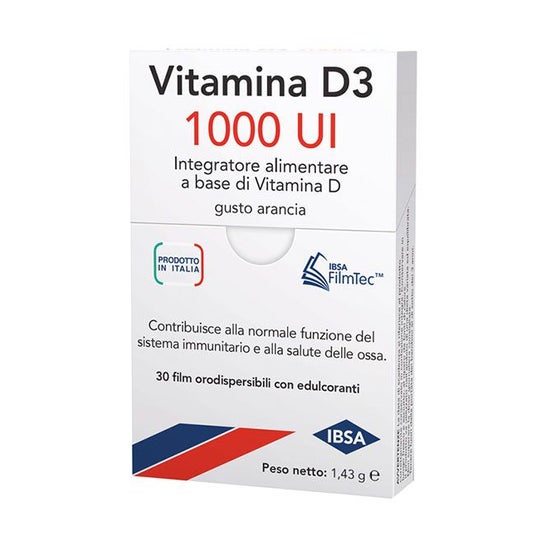 Ibsa Vitamina D3 1000Ui 30 Unità
