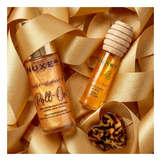 Nuxe Cofre Glow Infinito - Aceite Prod Or + Reve The Miel Labial + Huile Classic