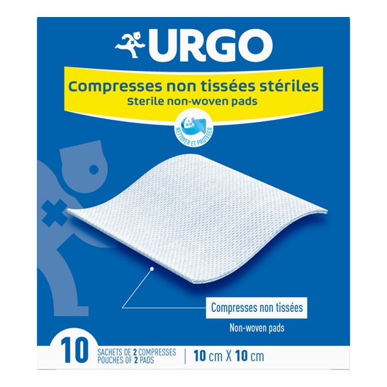 Urgo Striles Compresas sin Tejido 10x10cm 2x10uds