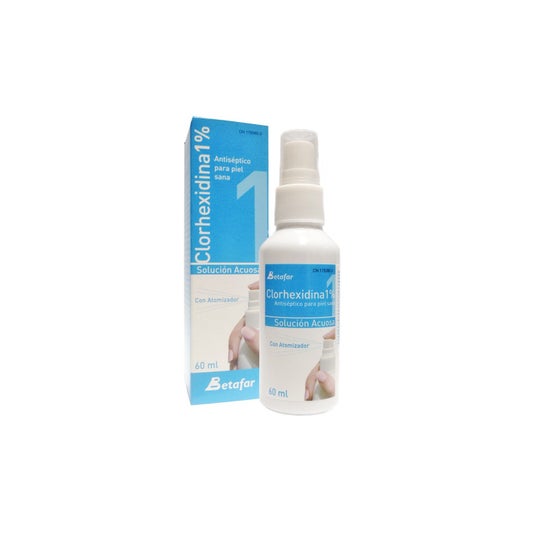 Chlorhexidine Betafar 1% Aqueous Solution Antiseptic Healthy Skin Atomizer 125 Ml