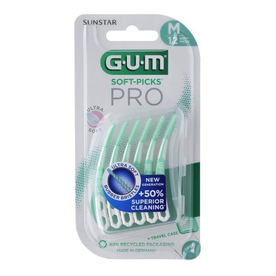 Gum Soft Picks Pro Meidum 12uds
