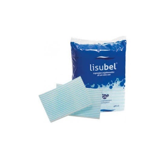 Lisubel esponjas enjabonadas desechables 24uds