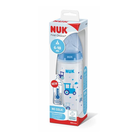 Nuk-Flasche Fc+ Temperaturkontrolle Pp 6-18 Xl Silikon 360ml
