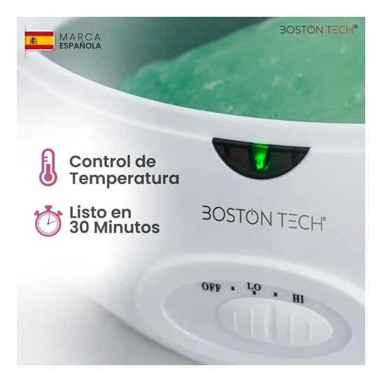 Boston Tech ParaffinLux Paraffinbad für Hände 3 Liter mit rosa Wachs