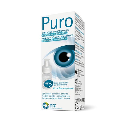 Puro New Solución Oftálmica 0,2% Hialuronato Sódico 10ml