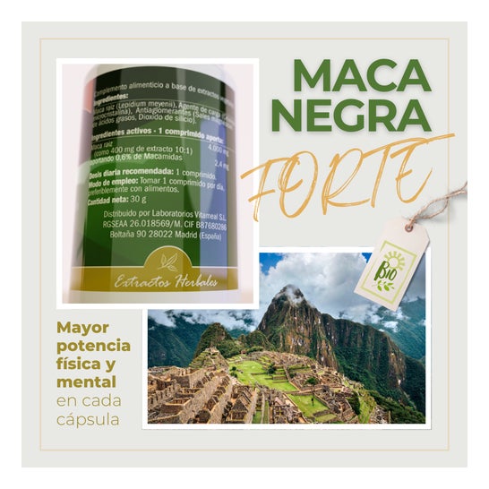 Naturbite Maca Negra Forte 4000 mg 120 comp