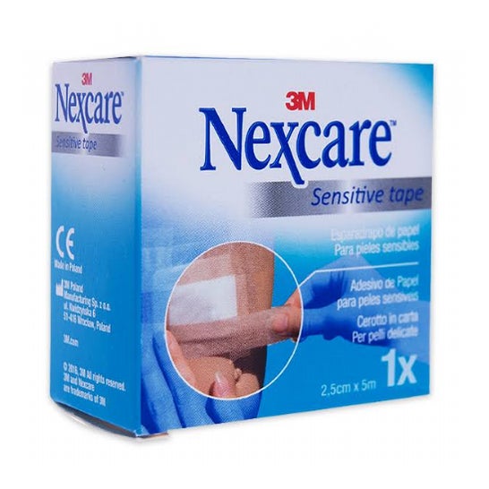 Nexcare gipspapier Huidskleur 5 MX 2,5 Cm