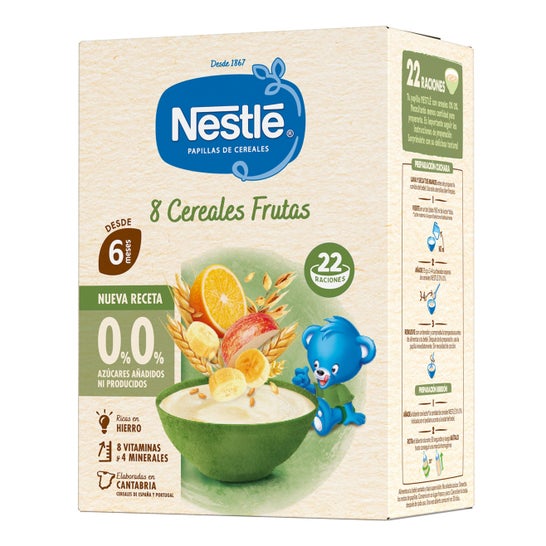 Nestlé Grød 8 Korn Frugter 0% Sukker 330 g