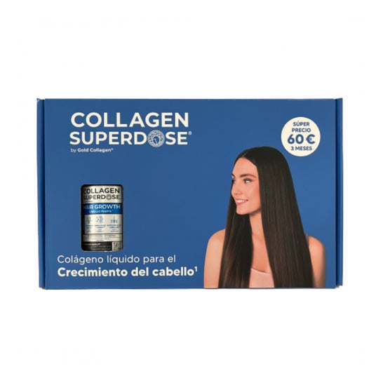 Gold Collagen Pack Superdose Cabello Fuerte 3x300ml
