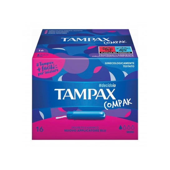 besøg Tilfredsstille hule Tampax Compak Mini 16uds | PromoFarma