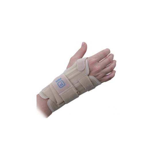 Airmed Wristband Short Left Hand Beige Am203 Size L(18-22cm)