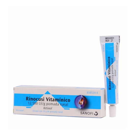Rinocusi Vitamínico 12.500UI/g Pomada Nasal 10g