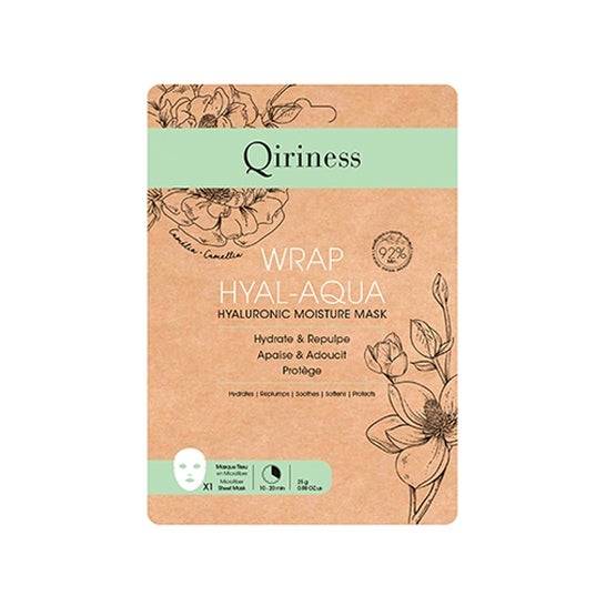 Qiriness Wrap Hyal-Aqua Hyaluronic Moisture Mask 25g