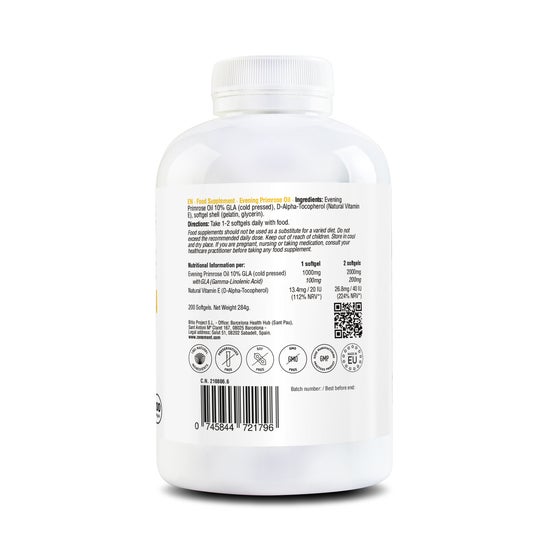 Zenement Aceite Onagra 1000mg 200 Perlas