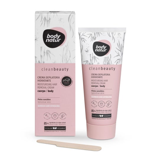 Body Natur Clean Beauty Crema Depilatoria Hidratante 200 ml