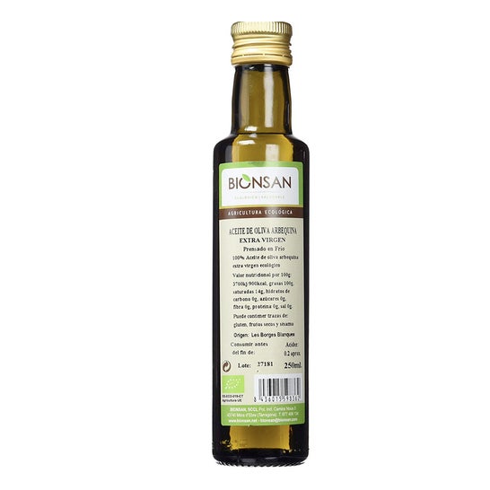 Bionsan Aceite de Oliva Arbequina Extra Virgen 250ml