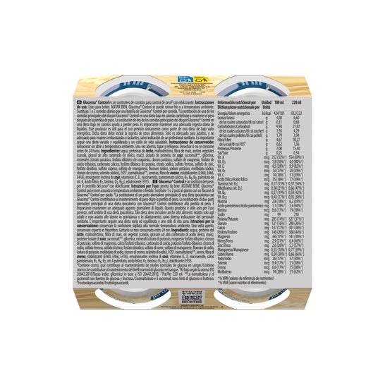 Glucerna Control Vainilla 4x220ml