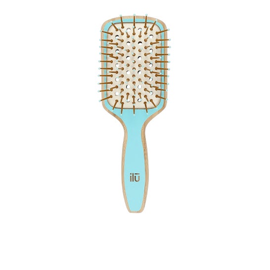 Ilū BambooM! Hairbrush Paddle Ocean Breeze 1ud