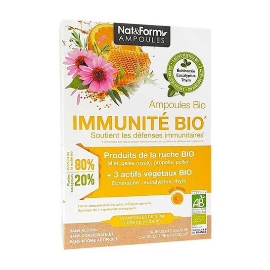 Nat&Form Immunity Organic 20 Ampoules