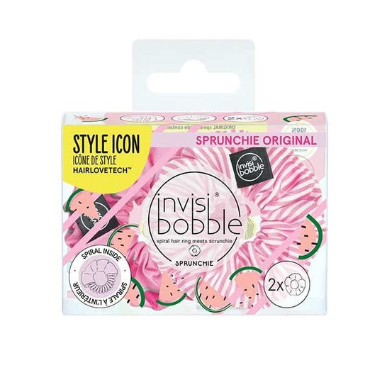 Invisibobble Sprunchie Fruit Fiesta One in a Melon 2uds