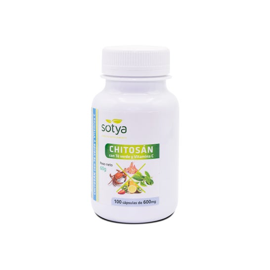 Sotya Chitosan + Green Tea + Vitamin C 600mg 100caps
