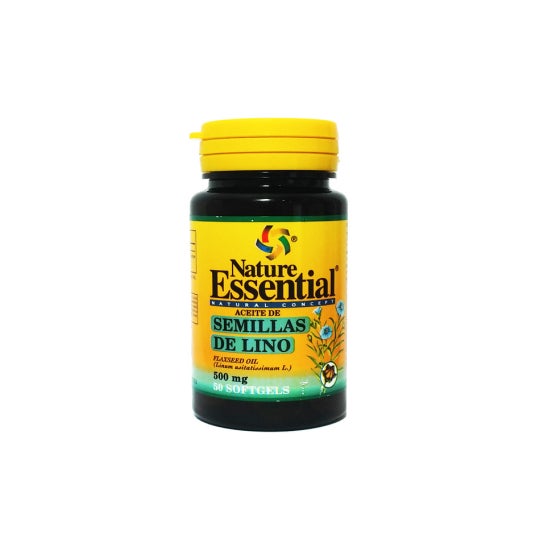 Nature Essential Aceite Semilla de Lino 500mg 50 Perlas