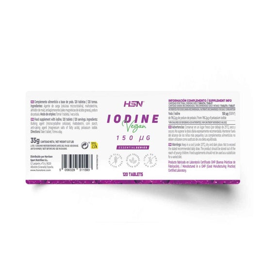 HSN Yodo 150 mcg 120 comp