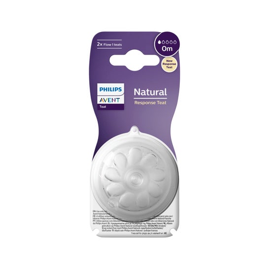 Philips Avent Tetina Natural Birth Response +0M T1 2 uds