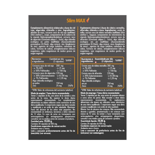 Zentrum Diet Duo Max 30 uds